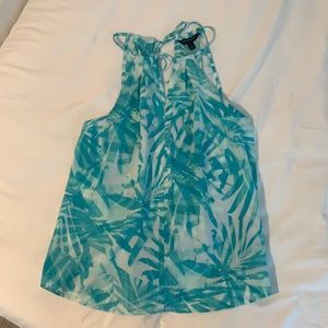 Banana Republic Blue Halter Tank Top